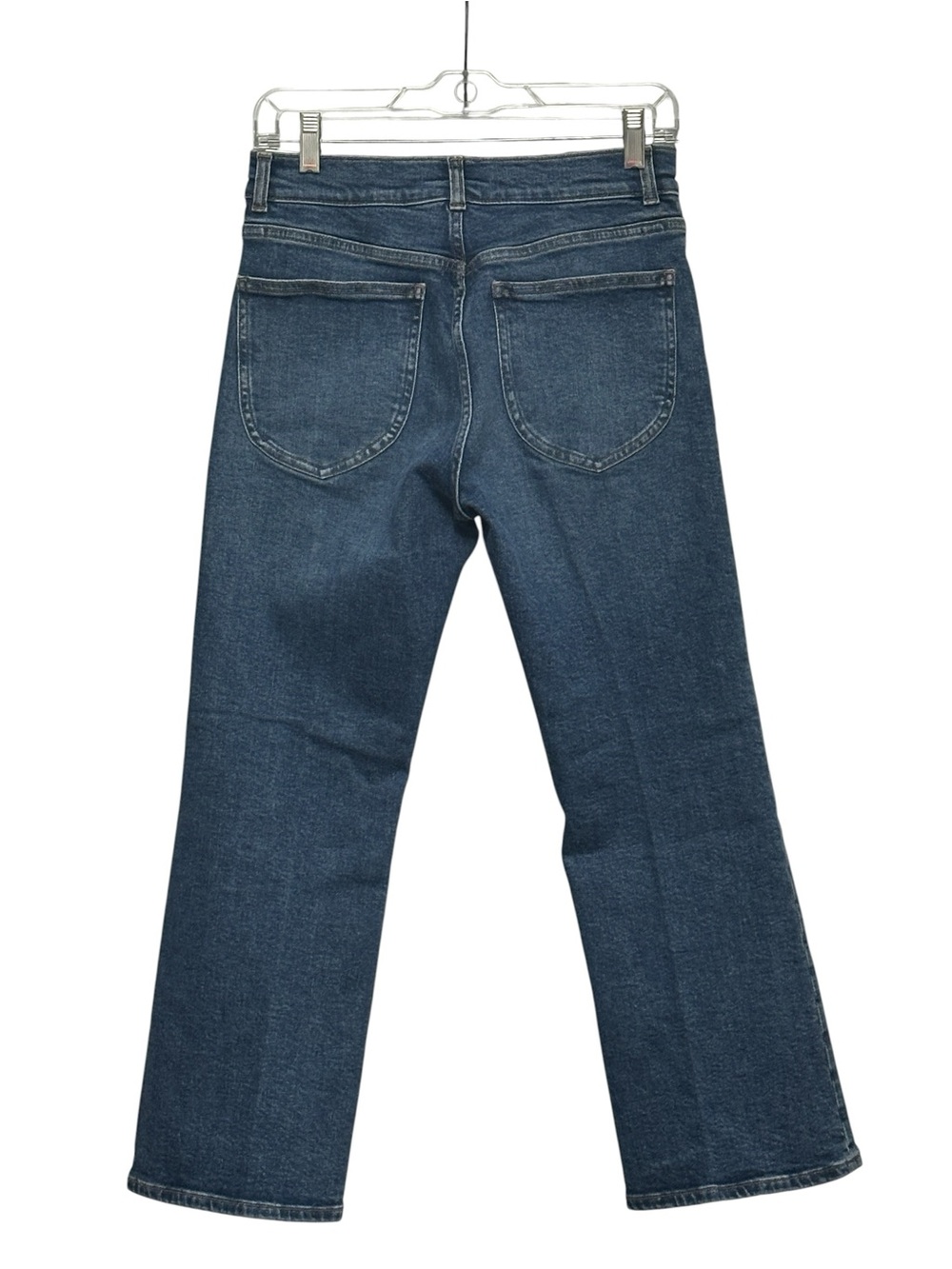 Madewell The Petite Vintage Flare Crop Jean High Rise Magic Pockets NWT Size 27P - Picture 5 of 7